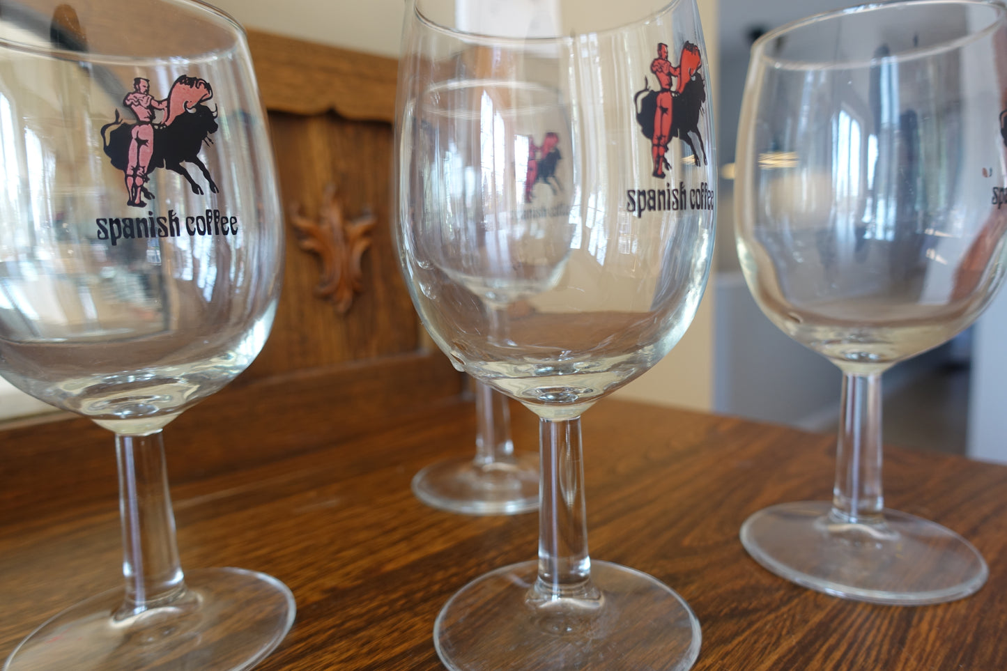 Spanish Coffee Wine Glasses