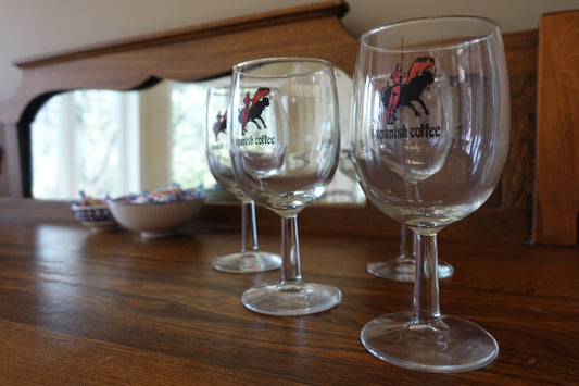 Spanish Coffee Wine Glasses